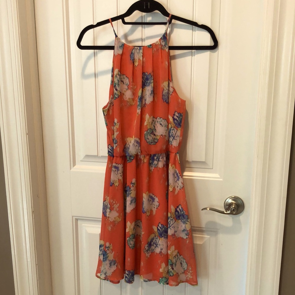 Pink Floral Dress